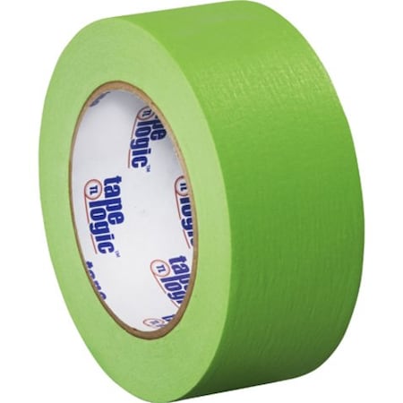 Tape Logic Masking Tape, 2x60 yd., PK12, 2" W x 60 yds L, Light Green, 12 PK T93700312PKA